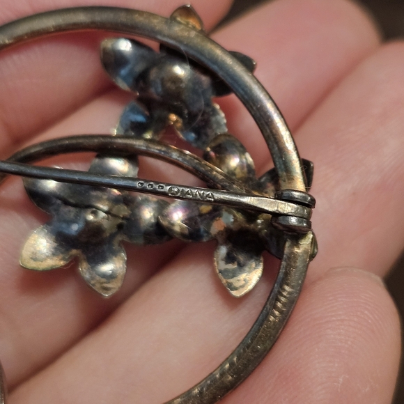 Vtg Gold Silver Tone Figural Brooch Lot Some Signed - Picture 15 of 15